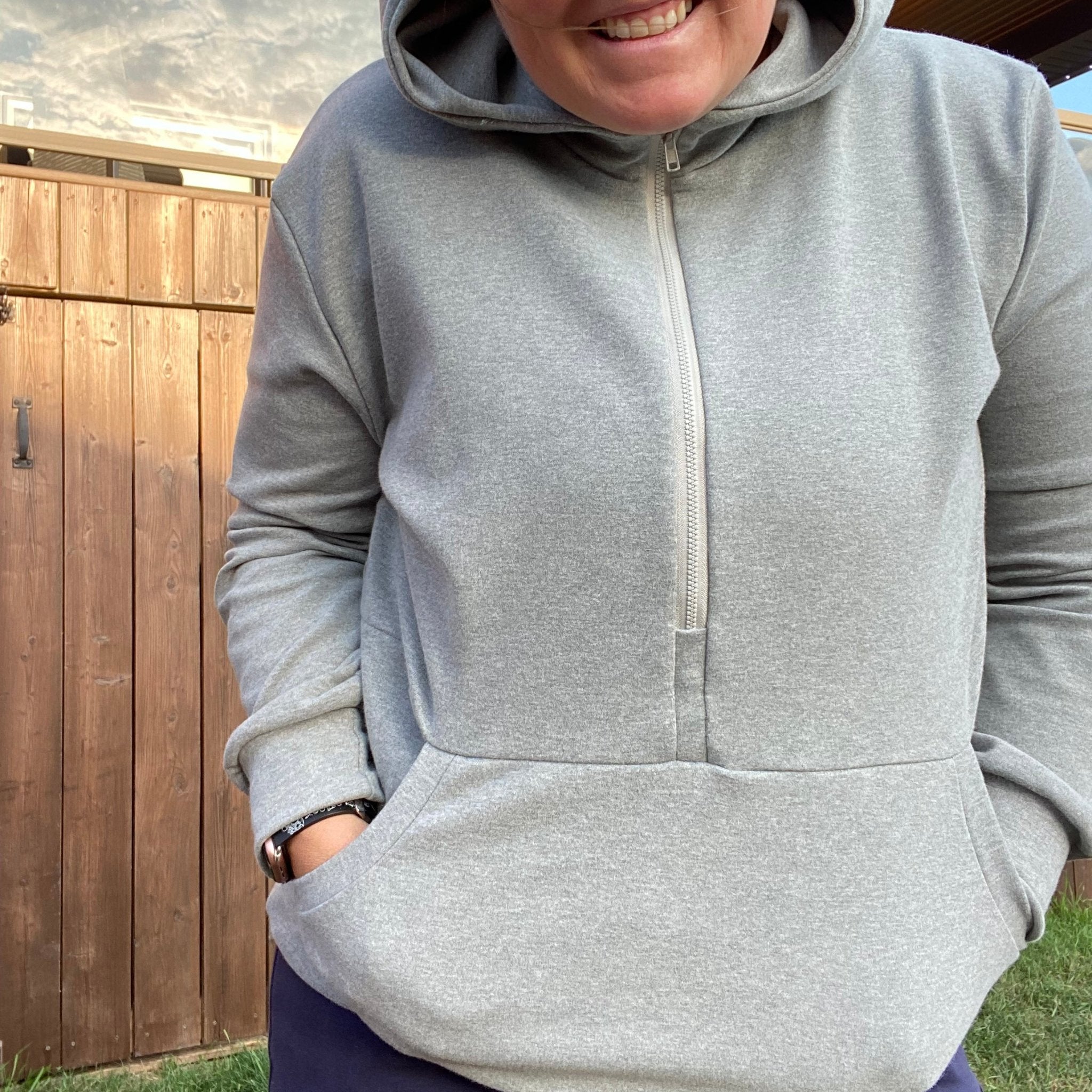 1/2 zip hoodie pullover made in canada