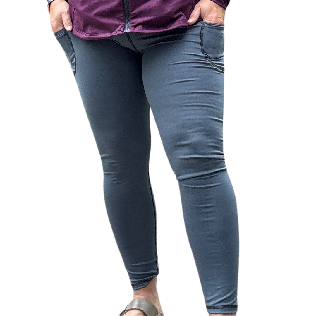 repreve womens leggings with added pockets