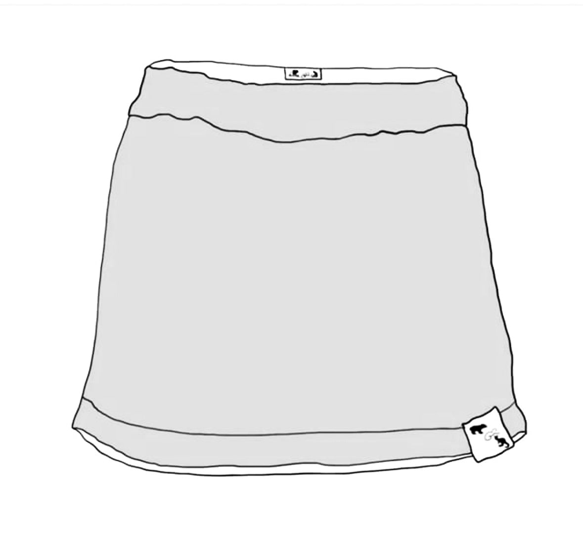 FRENCH TERRY - Lil June Skirt