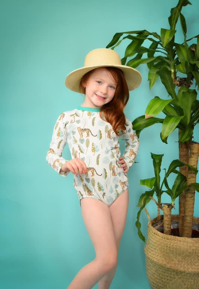 SWIM Body Suit with Ties {long sleeve}