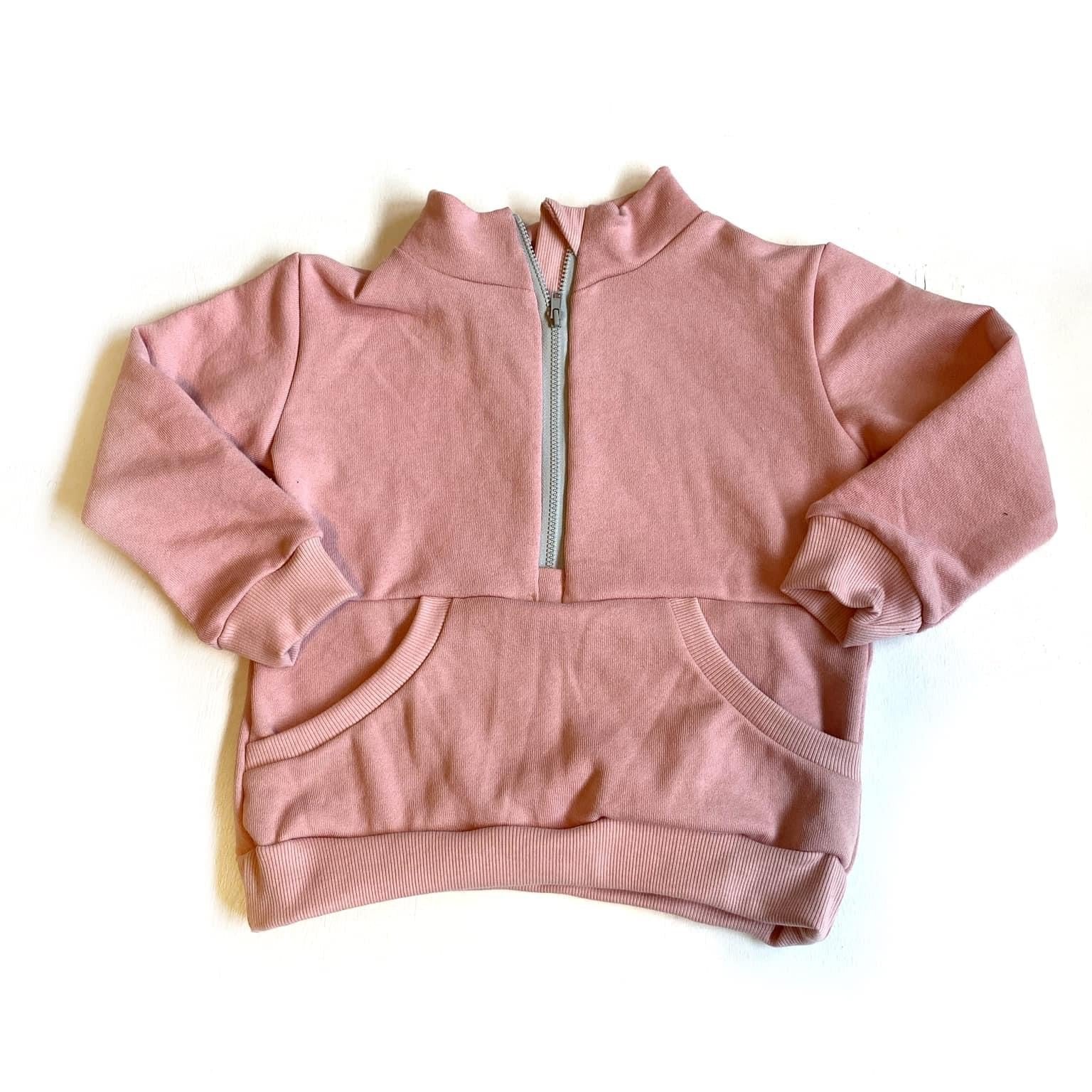 Sprint 1/2 Zip Pullover {collar or hood} - colour options available
