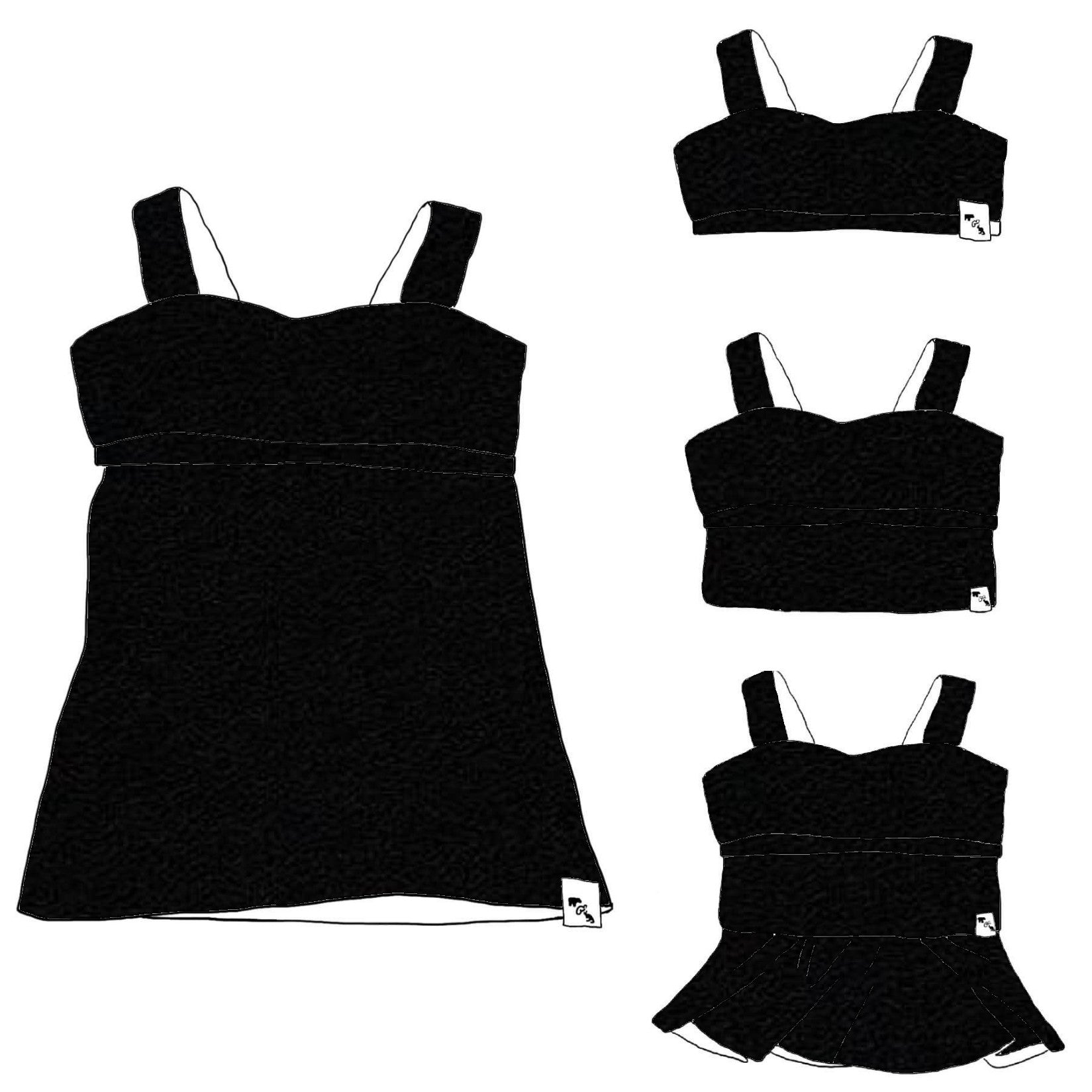 Ladies' Cove Swim Top {colour and style options}