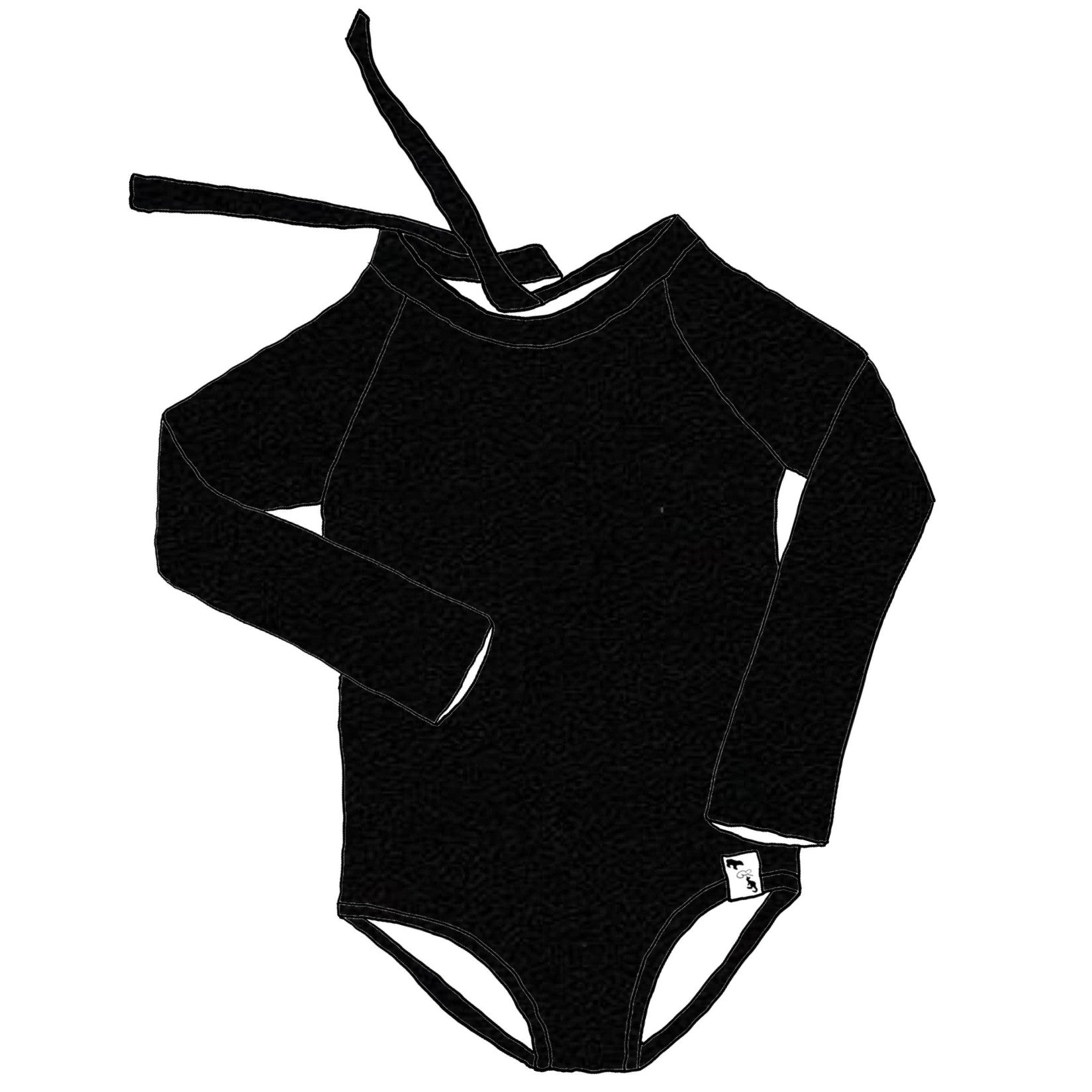 SWIM Body Suit with Ties {long sleeve}