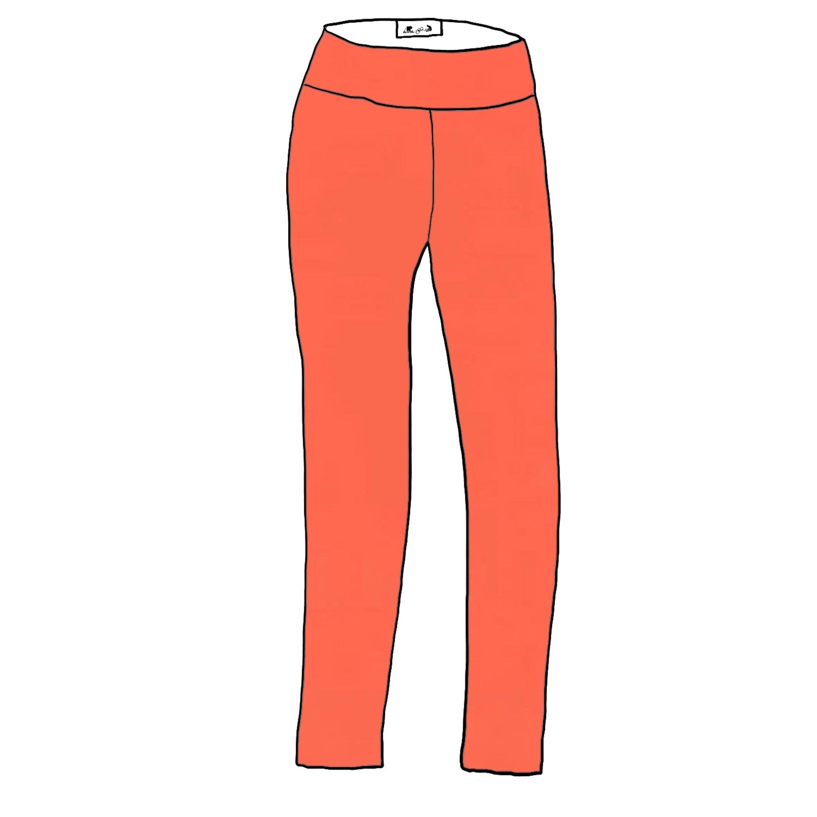 Vivid Coral YOGA - Ladies' OG Leggings