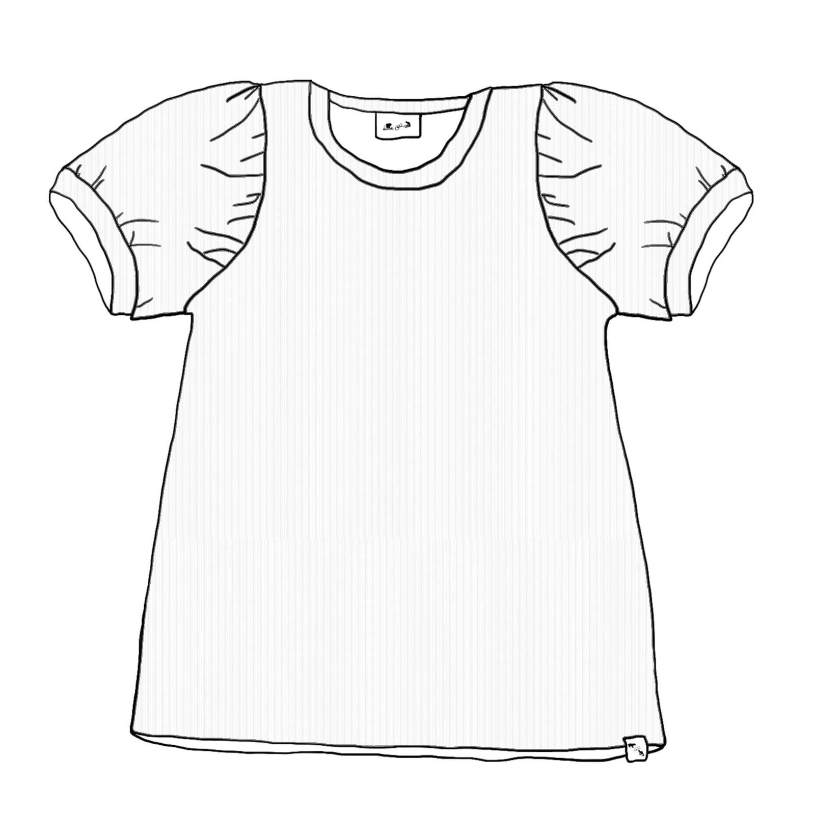 RIB KNIT - Lil Blossom Tee