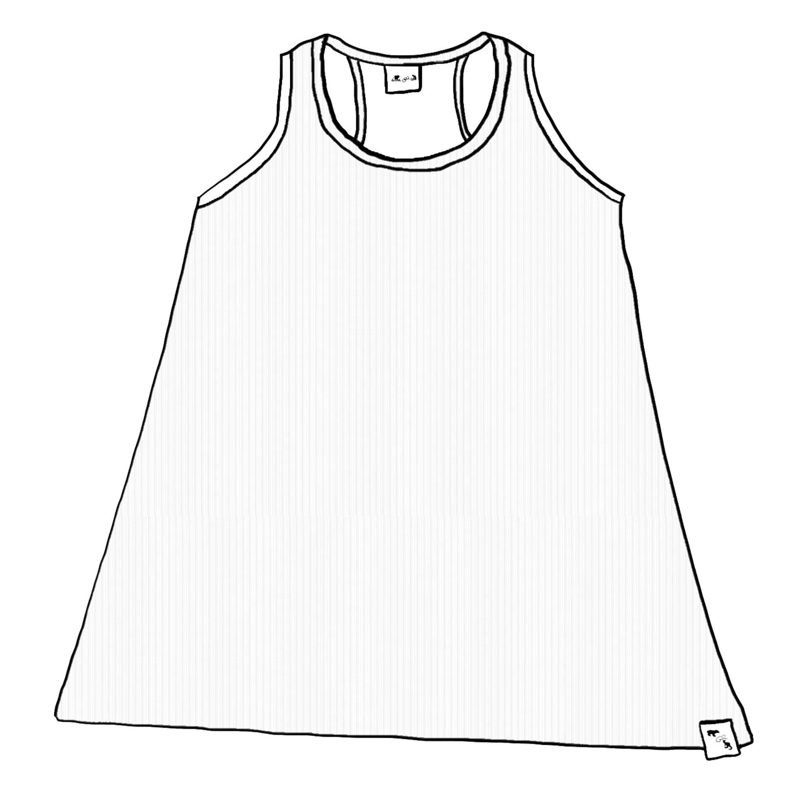 RIB KNIT - Ladies' Slim Racer