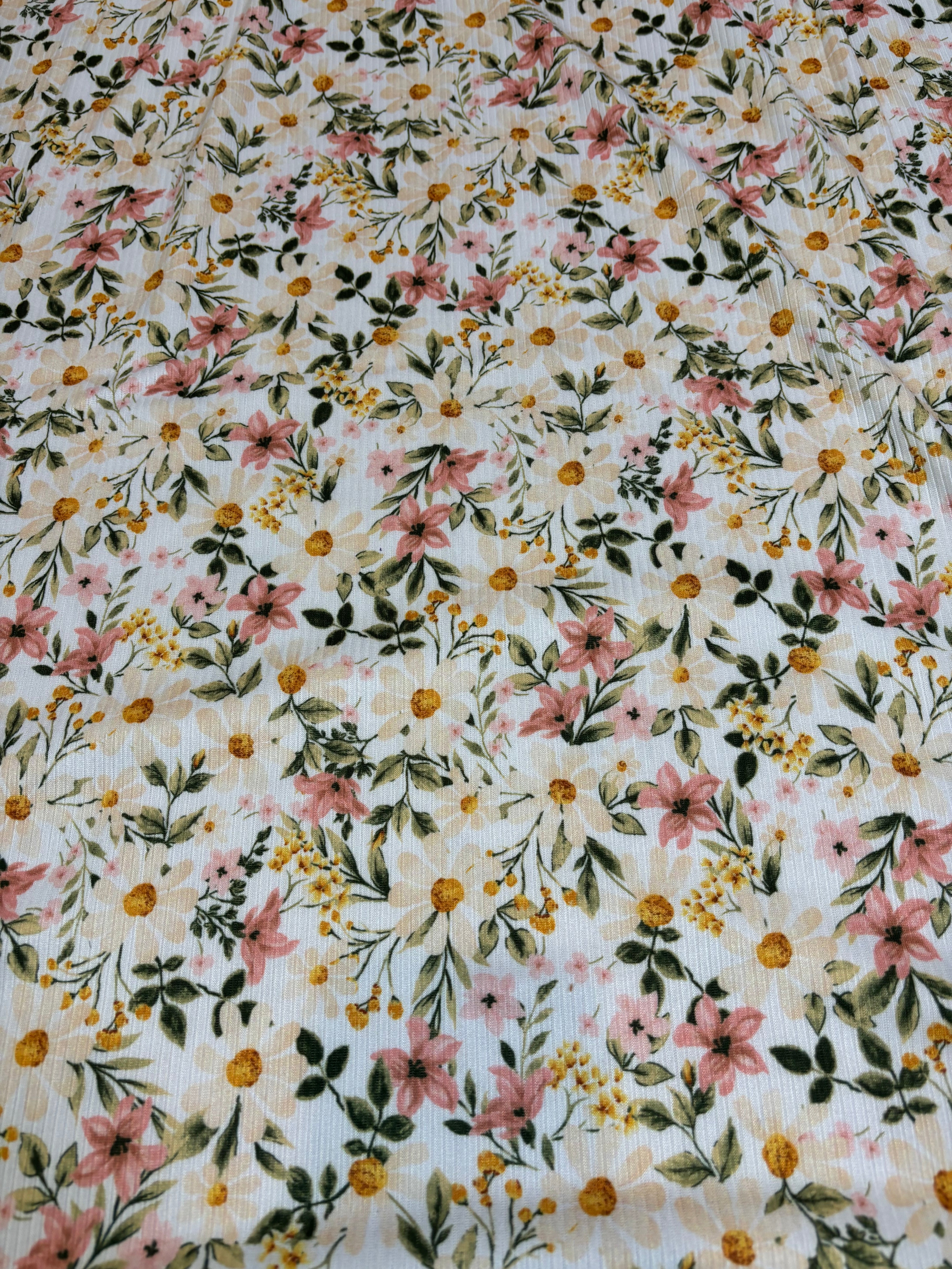 Vintage floral     - rib