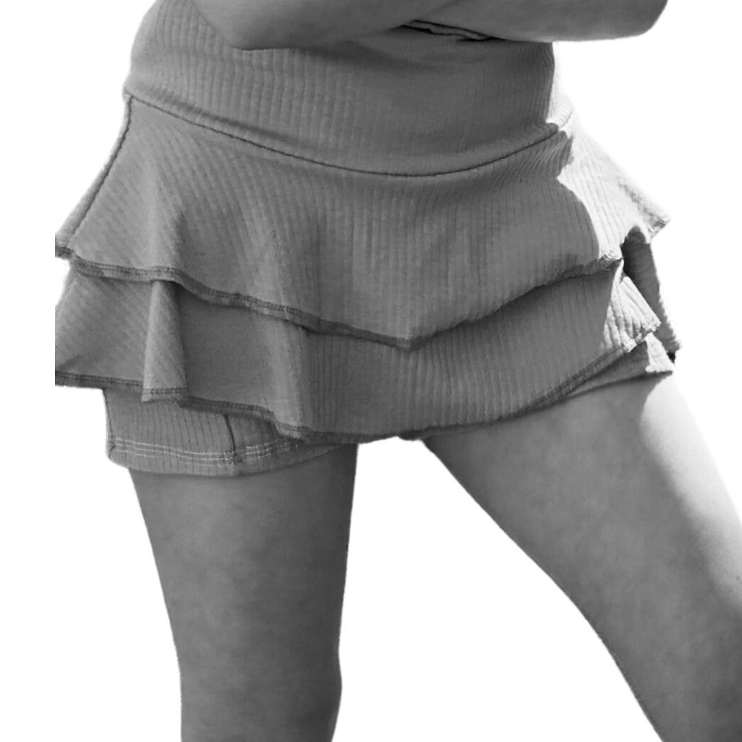 SKIPPER  SKORT - {black with mystery band}