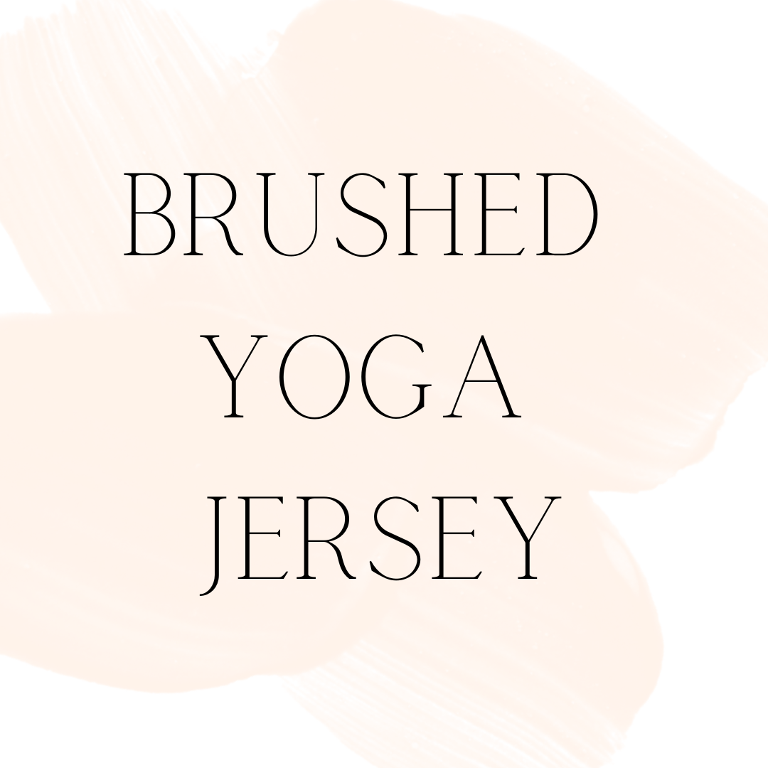 Brushed Yoga Jersey - multi colours