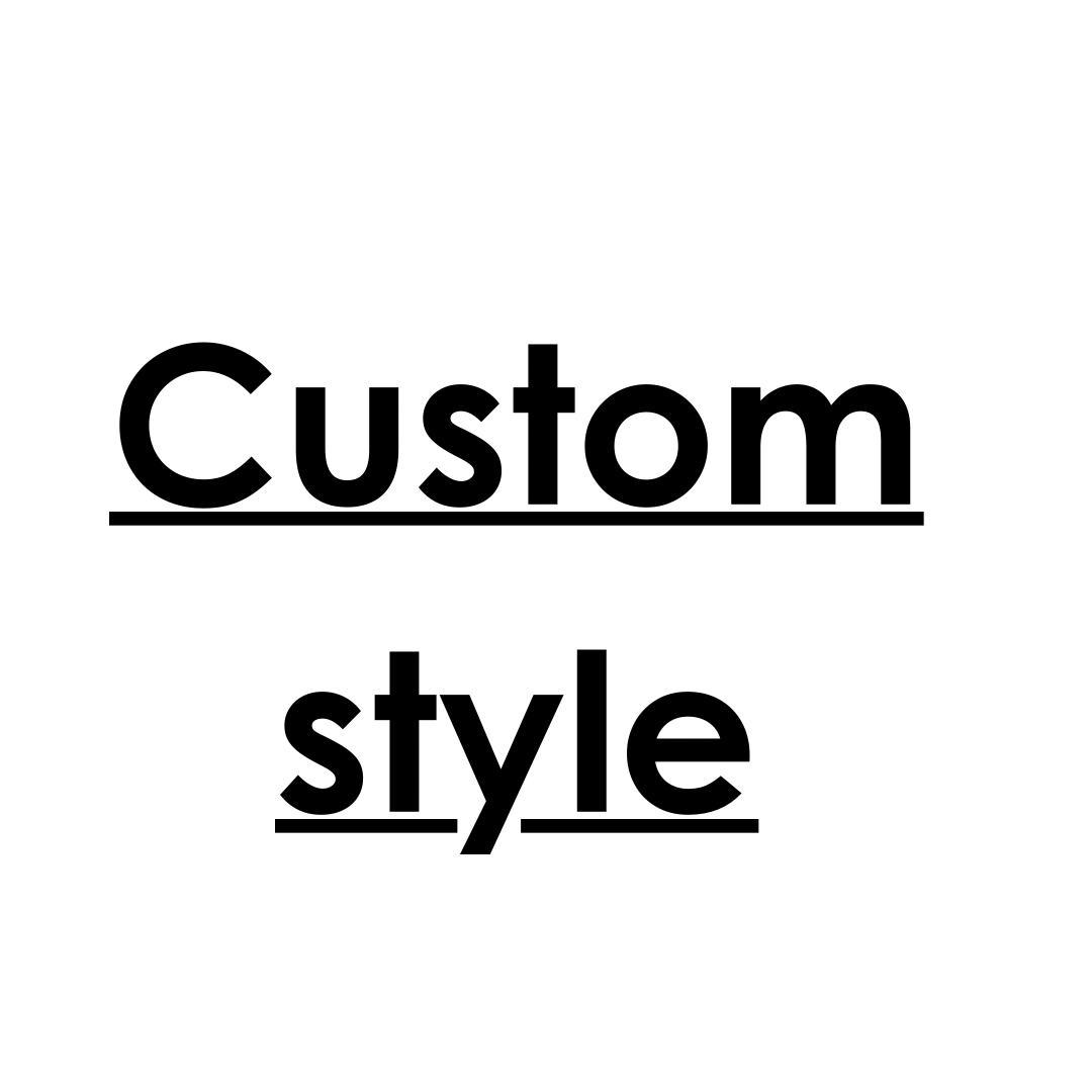 PRE ORDER -CUSTOM