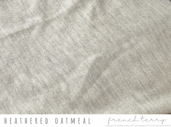 Heathered Oatmeal FRENCH TERRY