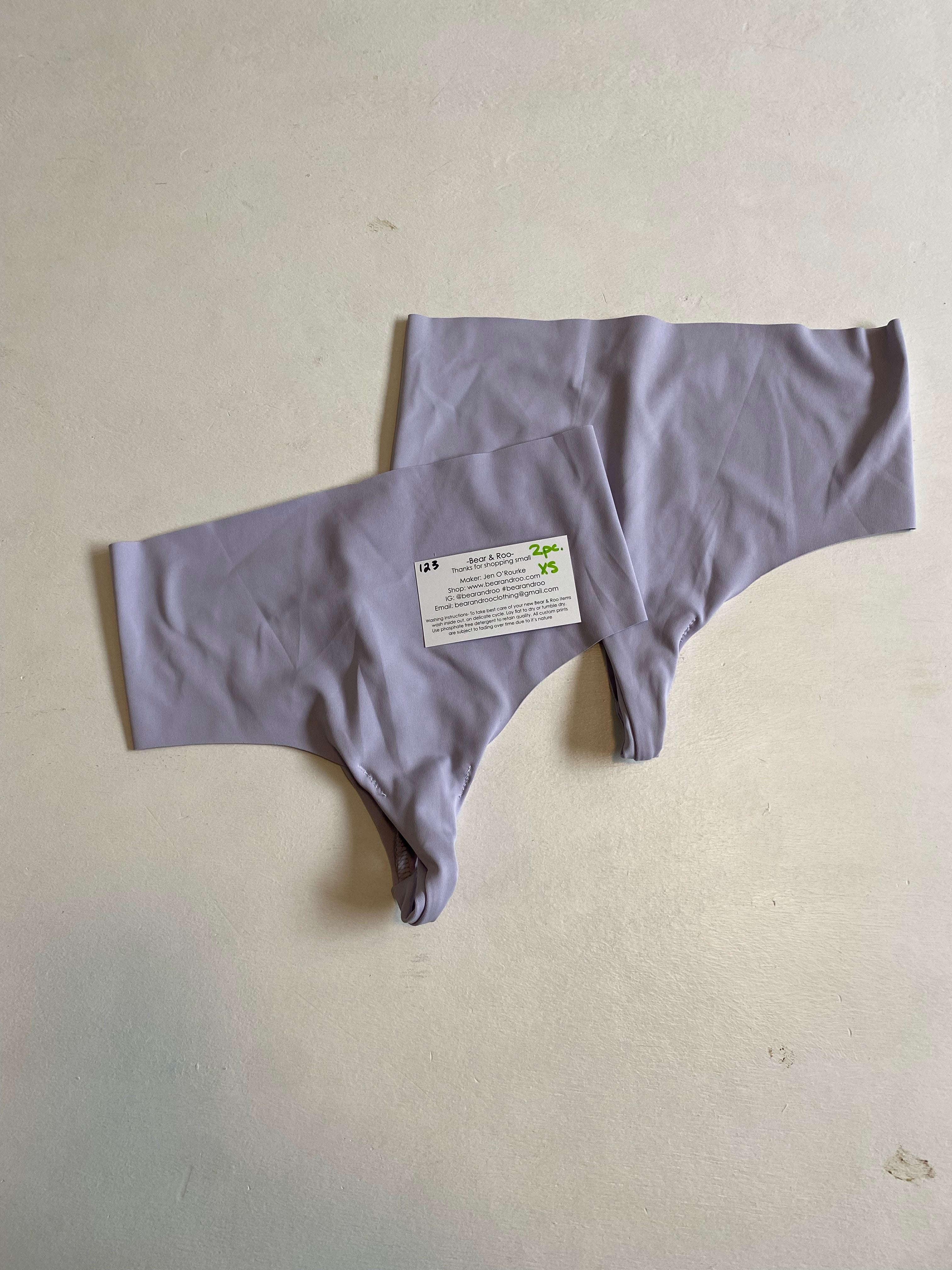 RTS #123 XS - Womens Thong 2 Pack