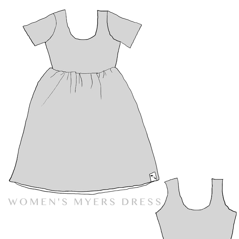 Ladies' Myers Dress / Peplum Style