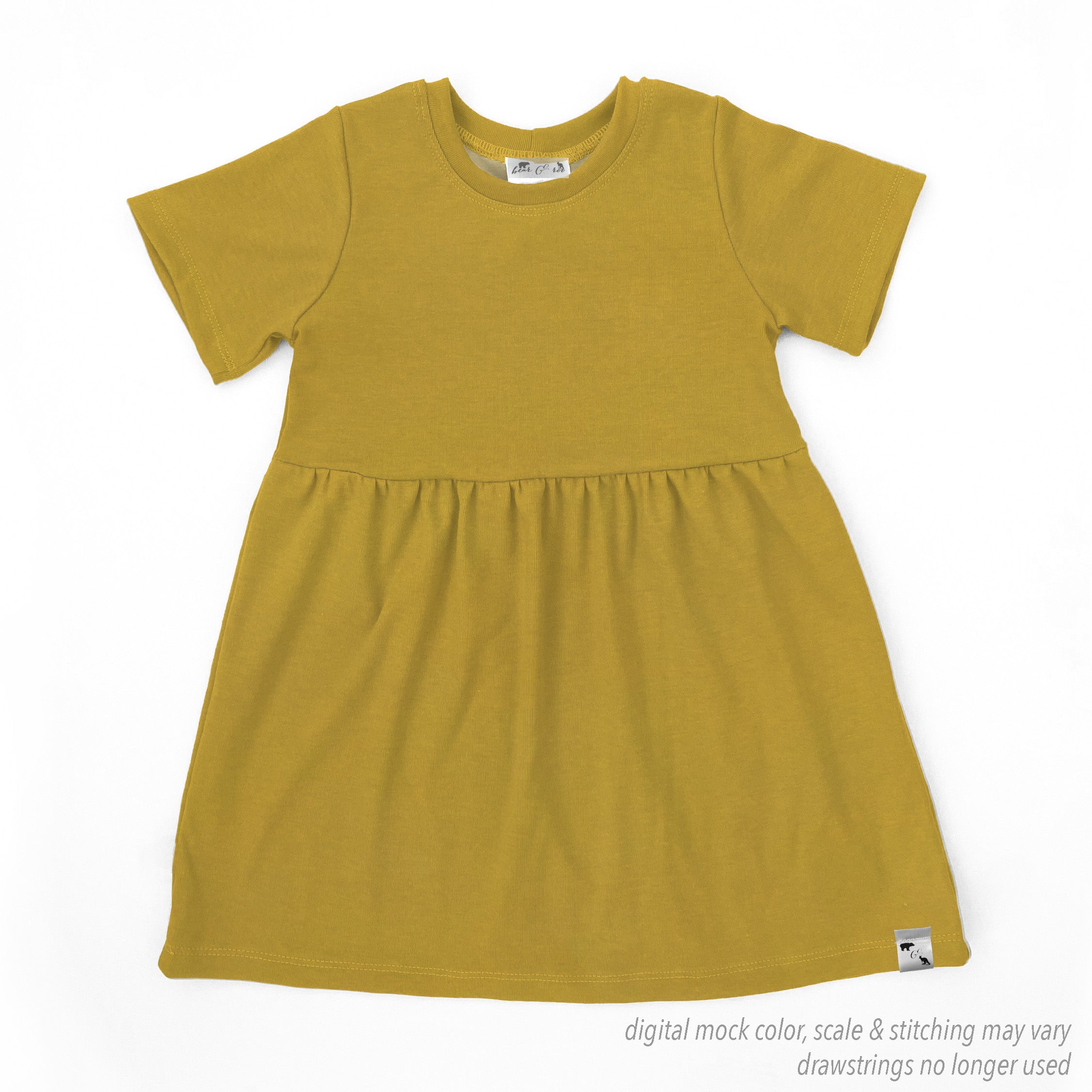 Gold SLUB - Play Dress