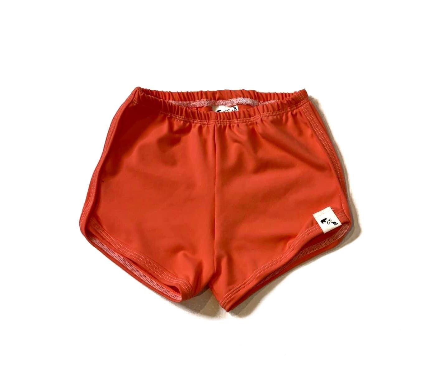 Vivid Coral YOGA - Track Shorts