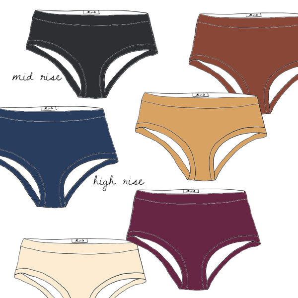 MYSTERY 6PK Bundle - Ladies'  Barely There Briefs {2 Rises}