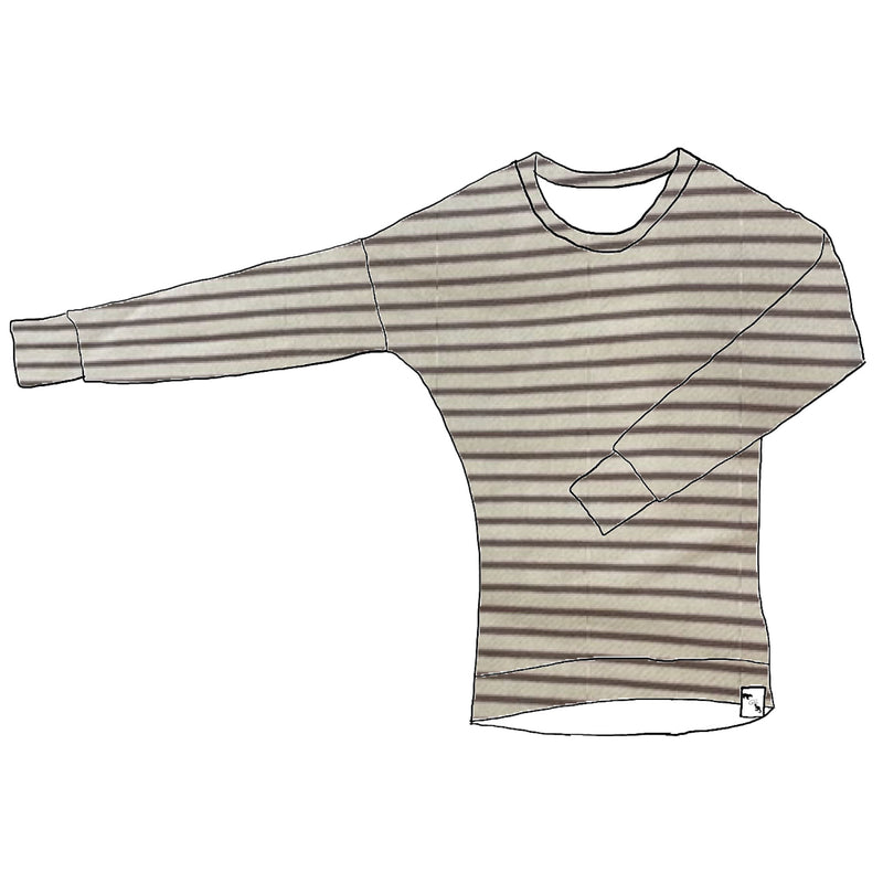Stardust Stripe FRENCH TERRY - Ladies' Lounger Tunic