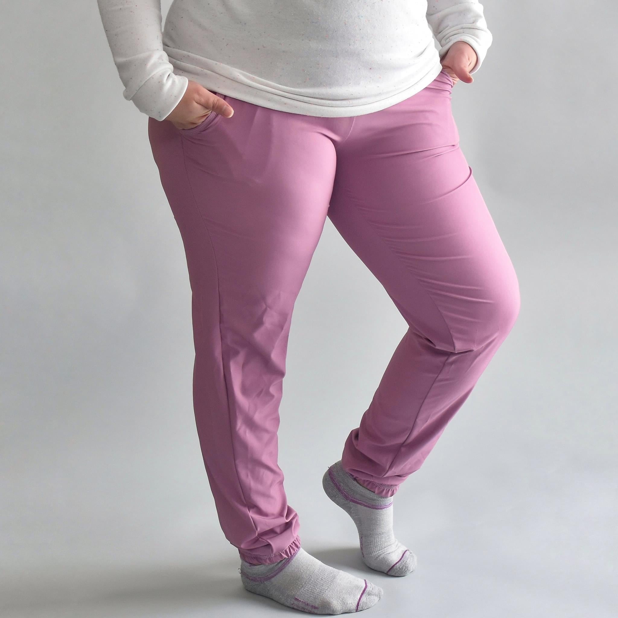 Mauve STRETCH WOVEN - Lakeshore Bottoms DAILY DEAL